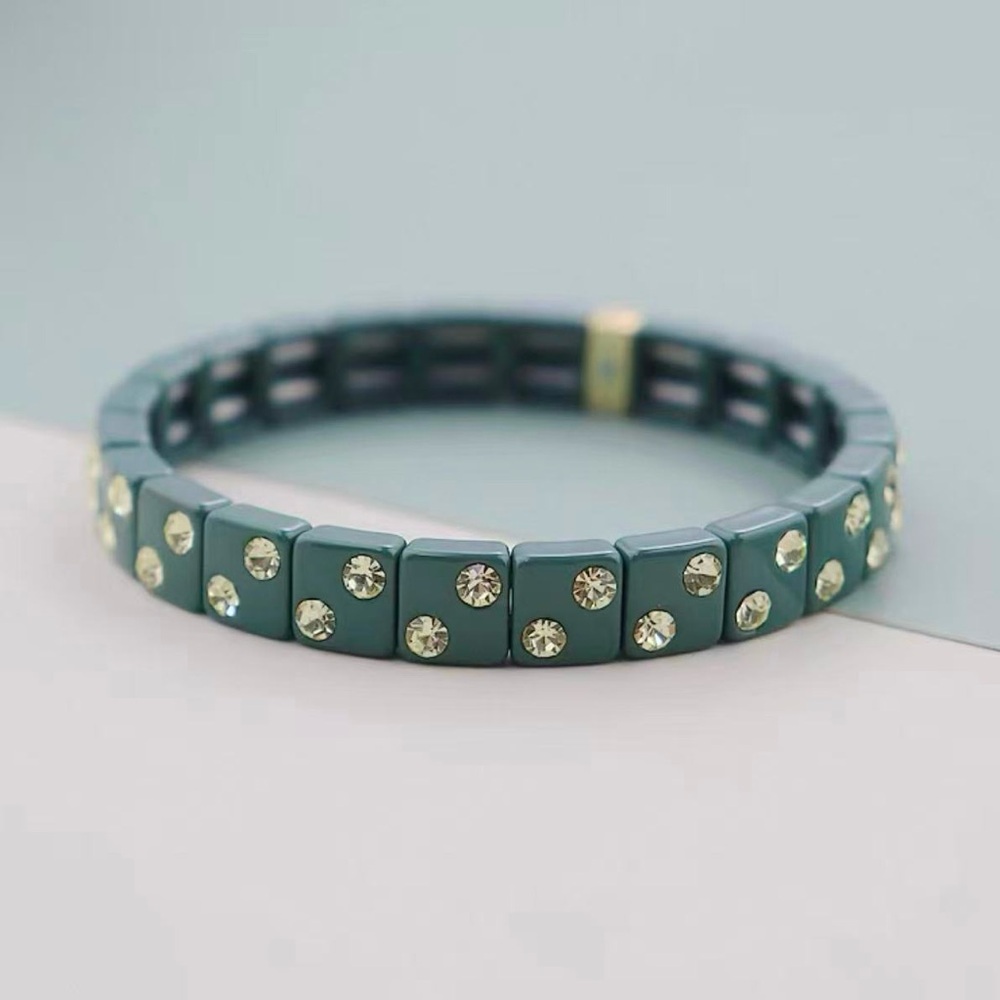 Roxanne Assoulin -  Forest Brite Bit X Bit  Stretch Bracelet